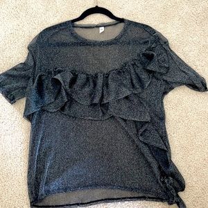 Bp- sheer drapey top